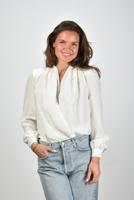 Sage & Ivy blouse Fonda Linen cream