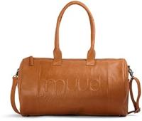 MUUD Drew. Handgemaakt leren weekendtas 28x28x50cm