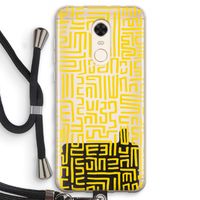 Majorelle Blue Print: Xiaomi Redmi 5 Transparant Hoesje met koord