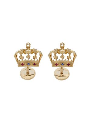 Dolce & Gabbana boutons de manchette Royal en or jaune 18ct à saphirs et rubis