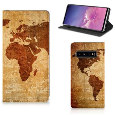 Samsung Galaxy S10 | Book Cover | Wereldkaart