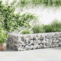 Schanskorfmuur met deksels 900x50x50 cm gegalvaniseerd staal