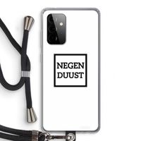 Negenduust vierkant: Samsung Galaxy A72 5G Transparant Hoesje met koord