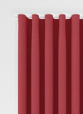 Staba gordijn - Red met Wave plooi