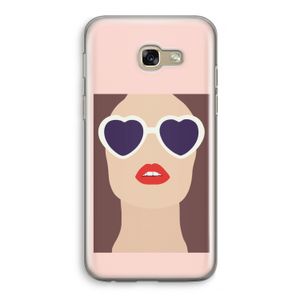 Red lips: Samsung Galaxy A5 (2017) Transparant Hoesje
