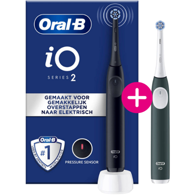 Oral-B Oral-B iO Series 2 Night Black + Extra Body Forest Green