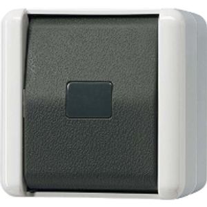 833-2 W  - Push button 1 change-over contact grey 833-2 W
