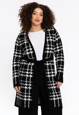Yoek Vest CHECK | Zwart | Maat 58/60