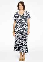 Yoek Rok met ruches HARPER | Blauw | Maat 42/44