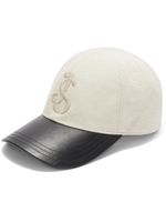 Jil Sander casquette à logo brodé - Blanc