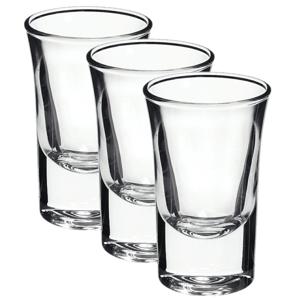 Bormioli Rocco shotglazen/shotglaasjes - 12x stuks - van glas - 57 ml - Borrelglazen - Shotjes
