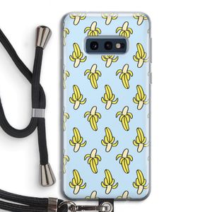 Bananas: Samsung Galaxy S10e Transparant Hoesje met koord