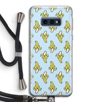 Bananas: Samsung Galaxy S10e Transparant Hoesje met koord