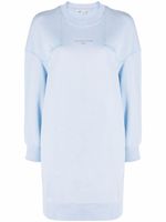 Stella McCartney robe-sweat à coutures apparentes - Bleu - thumbnail