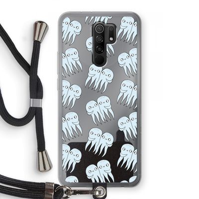 Octopussen: Xiaomi Redmi 9 Transparant Hoesje met koord