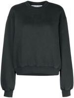 Alexander Wang sweat à logo embossé - Gris