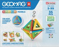 GEOMAG Supercolor Recycled constructiespeelgoed 35-delig - thumbnail