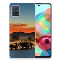 Samsung Galaxy A71 | TPU Hoesje | Olifanten