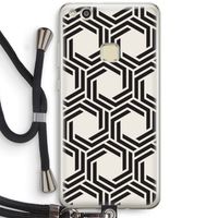 Geometrisch patroon: Huawei Ascend P10 Lite Transparant Hoesje met koord