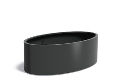 Aluminium plantenbak Ellipse 200x120x60cm.