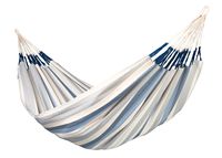 LA SIESTA Brisa Hangmat 3 persoon/personen Polypropyleen (PP) Blauw, Grijs, Wit - thumbnail