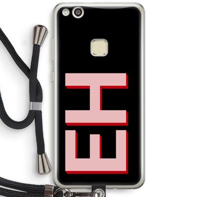 Monogram: Huawei Ascend P10 Lite Transparant Hoesje met koord