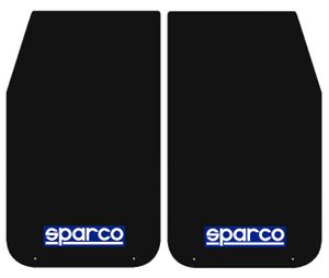 Sparco Universele spatlappen 'Large' - Zwart, set à 2 stuks SP3791NR