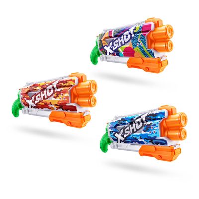 ZURU X-shot waterpistool fast fill skins pump action, 500ml