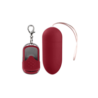 Shots Toys by Shots Vibrating Egg with 10 Speeds and Remote Control - L - Red