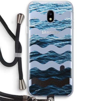 Oceaan: Samsung Galaxy J3 (2017) Transparant Hoesje met koord