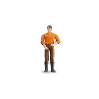 Bruder bworld figuur man met bruine broek