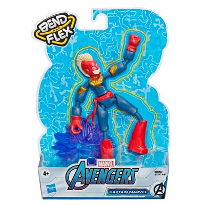 Hasbro Flexibel actiefiguur avengers - captain marvel