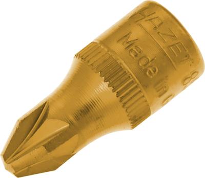 HAZET Dopsleutelbit 8507-PZ3 · 1/4 inch (6,3 mm) vierkant hol · Pozidriv-profiel PZ · SW PZ3