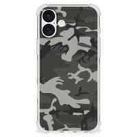 iPhone 16 Plus Doorzichtige Silicone Hoesje Army Light