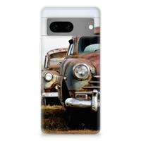 Google Pixel 7 | Siliconen hoesje | met foto Vintage Auto