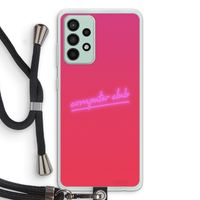 Vice Glow: Samsung Galaxy A52s 5G Transparant Hoesje met koord