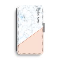 Marmer in stijl: iPhone XS Max Flip Hoesje