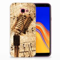 Samsung Galaxy J4 Plus (2018) | Siliconen hoesje | met foto Bladmuziek