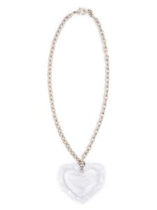 Nina Ricci collier Cushion Heart - Blanc