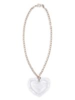 Nina Ricci collier Cushion Heart - Blanc