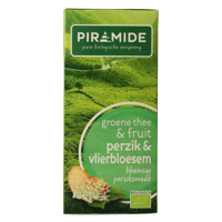 Groene thee perzik vlierbloesem bio 20 Zakjes