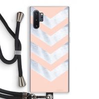 Marmeren pijlen: Samsung Galaxy Note 10 Plus Transparant Hoesje met koord