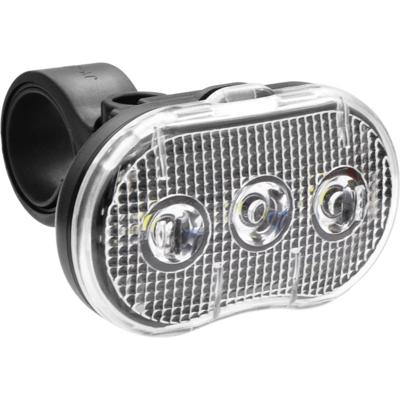 Fietslamp - LED - wit - waterbestendig - incl. batterijen