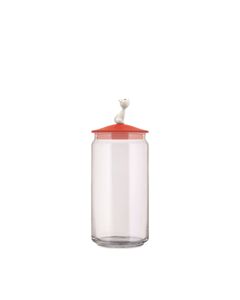 Alessi Mio Voorraadpot Rood/Oranje