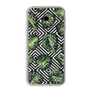 Geometrische jungle: Samsung Galaxy J4 Plus Transparant Hoesje
