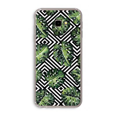 Geometrische jungle: Samsung Galaxy J4 Plus Transparant Hoesje