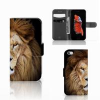 Apple iPhone 6 | 6s | Telefoonhoesje | Met pasjeshouder | Leeuw