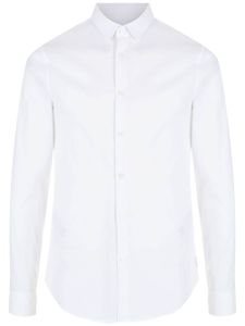 Armani Exchange chemise en coton à manches longues - Blanc