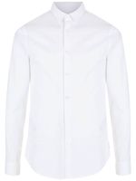 Armani Exchange chemise en coton à manches longues - Blanc