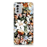 TPU Case voor Nokia G60 Dark Flowers